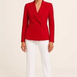 Chic Red Women's Blazer